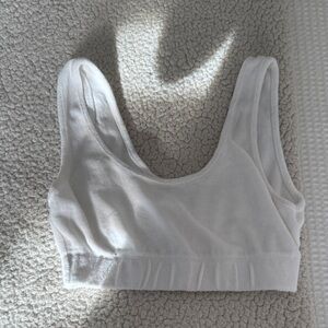 Zara White Crop Top